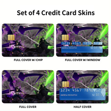 Load image into Gallery viewer, Black Clover Asta, Yuno Credit Card Skins (4-in-1 Pack)