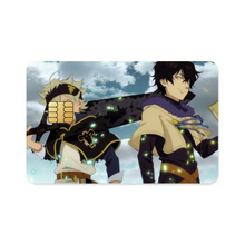 Load image into Gallery viewer, Black Clover Asta, Yuno Credit Card Skins (4-in-1 Pack)