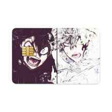Load image into Gallery viewer, Black Clover Asta, Yuno Credit Card Skins (4-in-1 Pack)