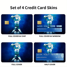 Load image into Gallery viewer, Black Clover Noelle Silva Credit Card Skins (4-in-1 Pack)
