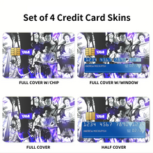 Load image into Gallery viewer, Black Clover Yami Sukehiro Credit Card Skins (4-in-1 Pack)