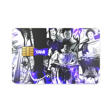 Load image into Gallery viewer, Black Clover Yami Sukehiro Credit Card Skins (4-in-1 Pack)