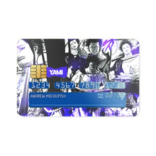 Load image into Gallery viewer, Black Clover Yami Sukehiro Credit Card Skins (4-in-1 Pack)