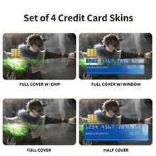 Load image into Gallery viewer, Black Clover Yuno Credit Card Skins (4-in-1 Pack)