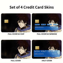 Load image into Gallery viewer, Black Clover Yuno Credit Card Skins (4-in-1 Pack)