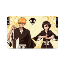 Load image into Gallery viewer, Bleach Ichigo Kurosaki, Rukia Kuchiki Credit Card Skins (4-in-1 Pack)