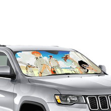 Load image into Gallery viewer, Bleach Ichigo Kurosaki, Rukia Kuchiki, Renji Abarai, Orihime Inoue, Yasutora Sado Car Sunshade