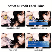 Load image into Gallery viewer, Bleach Rukia Kuchiki Credit Card Skins (4-in-1 Pack)