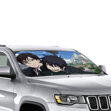 Load image into Gallery viewer, Blue Exorcist Car Sunshade