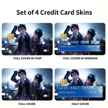 Load image into Gallery viewer, Blue Exorcist Credit Card Skins (4-in-1 Pack)