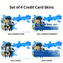 Load image into Gallery viewer, Blue Exorcist Credit Card Skins (4-in-1 Pack)