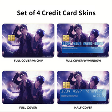 Load image into Gallery viewer, Blue Exorcist Credit Card Skins (4-in-1 Pack)