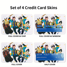 Load image into Gallery viewer, Blue Exorcist Credit Card Skins (4-in-1 Pack)
