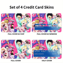 Load image into Gallery viewer, Blue Exorcist Credit Card Skins (4-in-1 Pack)