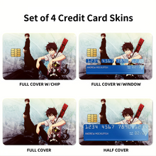 Load image into Gallery viewer, Blue Exorcist Credit Card Skins (4-in-1 Pack)