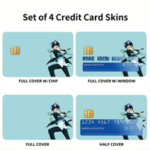 Load image into Gallery viewer, Blue Exorcist Credit Card Skins (4-in-1 Pack)