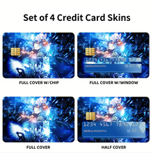 Load image into Gallery viewer, Blue Exorcist Credit Card Skins (4-in-1 Pack)