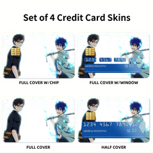 Load image into Gallery viewer, Blue Exorcist Credit Card Skins (4-in-1 Pack)