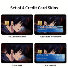 Load image into Gallery viewer, Blue Exorcist Credit Card Skins (4-in-1 Pack)