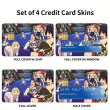 Load image into Gallery viewer, Blue Exorcist Credit Card Skins (4-in-1 Pack)