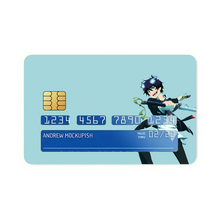 Load image into Gallery viewer, Blue Exorcist Credit Card Skins (4-in-1 Pack)