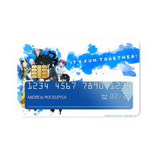 Load image into Gallery viewer, Blue Exorcist Credit Card Skins (4-in-1 Pack)