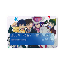 Load image into Gallery viewer, Blue Exorcist Credit Card Skins (4-in-1 Pack)