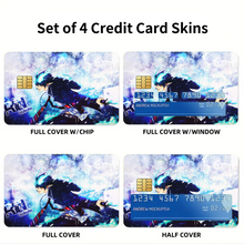 Load image into Gallery viewer, Blue Exorcist Rin Okumura Credit Card Skins (4-in-1 Pack)