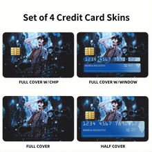 Load image into Gallery viewer, Blue Exorcist Rin Okumura Credit Card Skins (4-in-1 Pack)