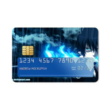 Load image into Gallery viewer, Blue Exorcist Rin Okumura Credit Card Skins (4-in-1 Pack)
