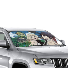 Load image into Gallery viewer, Blue Exorcist Rin Okumura, Kuro, Shiemi Moriyama Car Sunshade