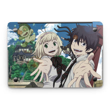 Load image into Gallery viewer, Blue Exorcist Rin Okumura, Kuro, Shiemi Moriyama  Macbook Skin