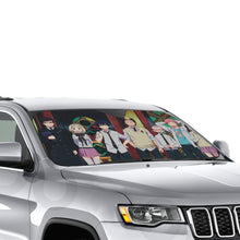Load image into Gallery viewer, Blue Exorcist Rin Okumura, Yukio Okumura, Kuro, Shiemi Moriyama Car Sunshade