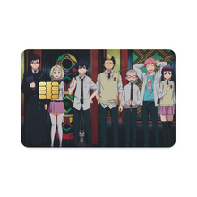 Load image into Gallery viewer, Blue Exorcist Rin Okumura, Yukio Okumura, Kuro, Shiemi Moriyama Credit Card Skins (4-in-1 Pack)