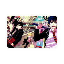 Load image into Gallery viewer, Blue Exorcist Rin Okumura, Yukio Okumura, Kuro, Shiemi Moriyama Credit Card Skins (4-in-1 Pack)