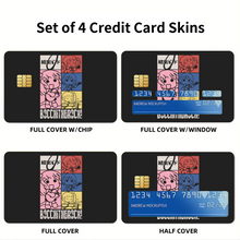 Load image into Gallery viewer, Bocchi the Rock Credit Card Skins (4-in-1 Pack)
