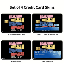 Load image into Gallery viewer, Bocchi the Rock Credit Card Skins (4-in-1 Pack)