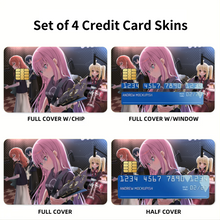 Load image into Gallery viewer, Bocchi the Rock Credit Card Skins (4-in-1 Pack)