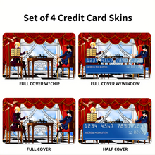 Load image into Gallery viewer, Boring game of chess Credit Card Skins (4-in-1 Pack)