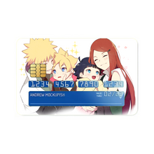 Load image into Gallery viewer, Boruto and Minato :')  Credit Card Skins (4-in-1 Pack)
