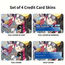 Load image into Gallery viewer, Boruto  Credit Card Skins (4-in-1 Pack)