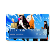 Load image into Gallery viewer, Boruto Credit Card Skins (4-in-1 Pack)