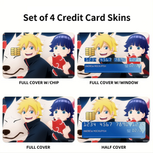 Load image into Gallery viewer, Boruto, Himawari & Akamaru  Credit Card Skins (4-in-1 Pack)