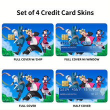 Load image into Gallery viewer, Boruto's Team  Credit Card Skins (4-in-1 Pack)