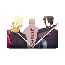 Load image into Gallery viewer, Boruto, Sasuke & Naruto  Credit Card Skins (4-in-1 Pack)