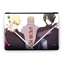Load image into Gallery viewer, Boruto, Sasuke & Naruto Macbook Skin
