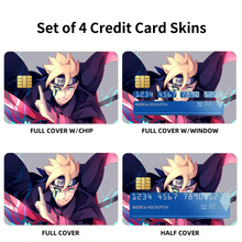 Load image into Gallery viewer, Boruto Uzumaki  Credit Card Skins (4-in-1 Pack)
