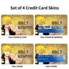 Load image into Gallery viewer, Boruto Uzumaki  Credit Card Skins (4-in-1 Pack)