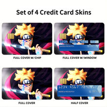 Load image into Gallery viewer, Boruto Uzumaki  Credit Card Skins (4-in-1 Pack)