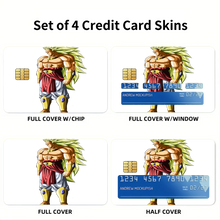 Load image into Gallery viewer, Broly Legendary Credit Card Skins (4-in-1 Pack)